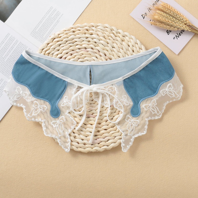 Cổ Áo Giả Ren Có Thể Tháo Rời Thời Trang Thanh Lịch Cho Nữ