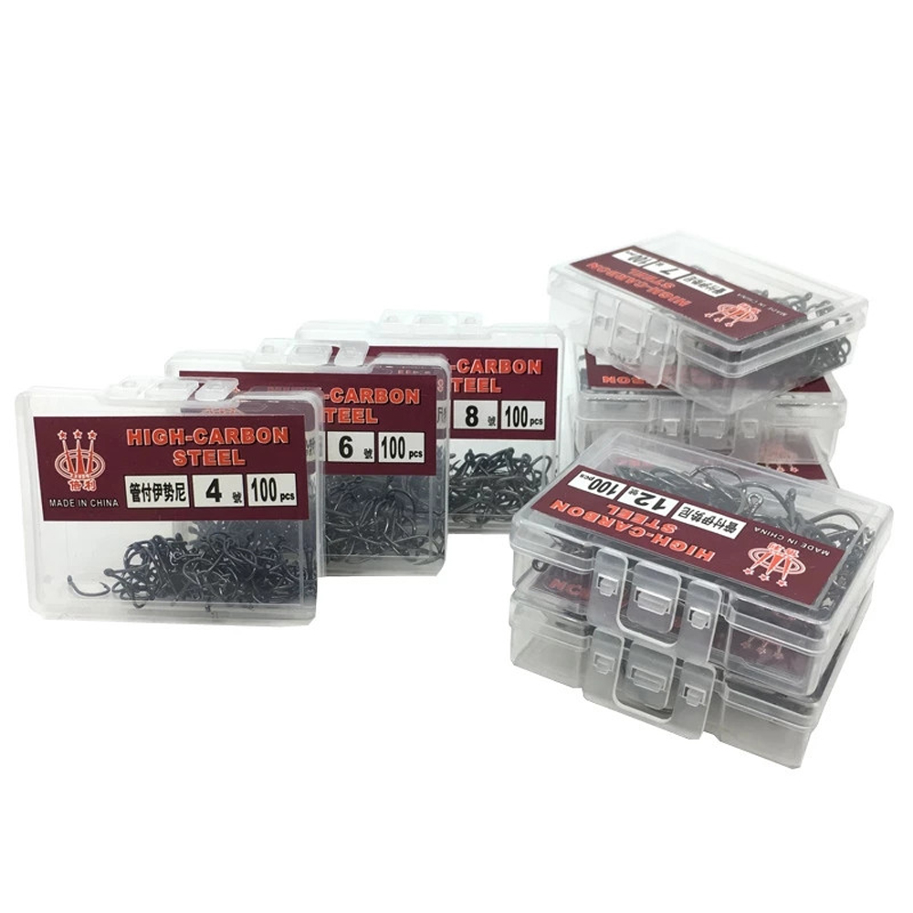 Móc câu cá bằng thép carbon cao cấp tiện lợi