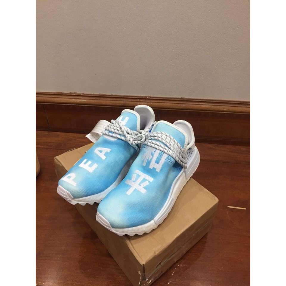 (order) giày thể thao human xanh ngọc