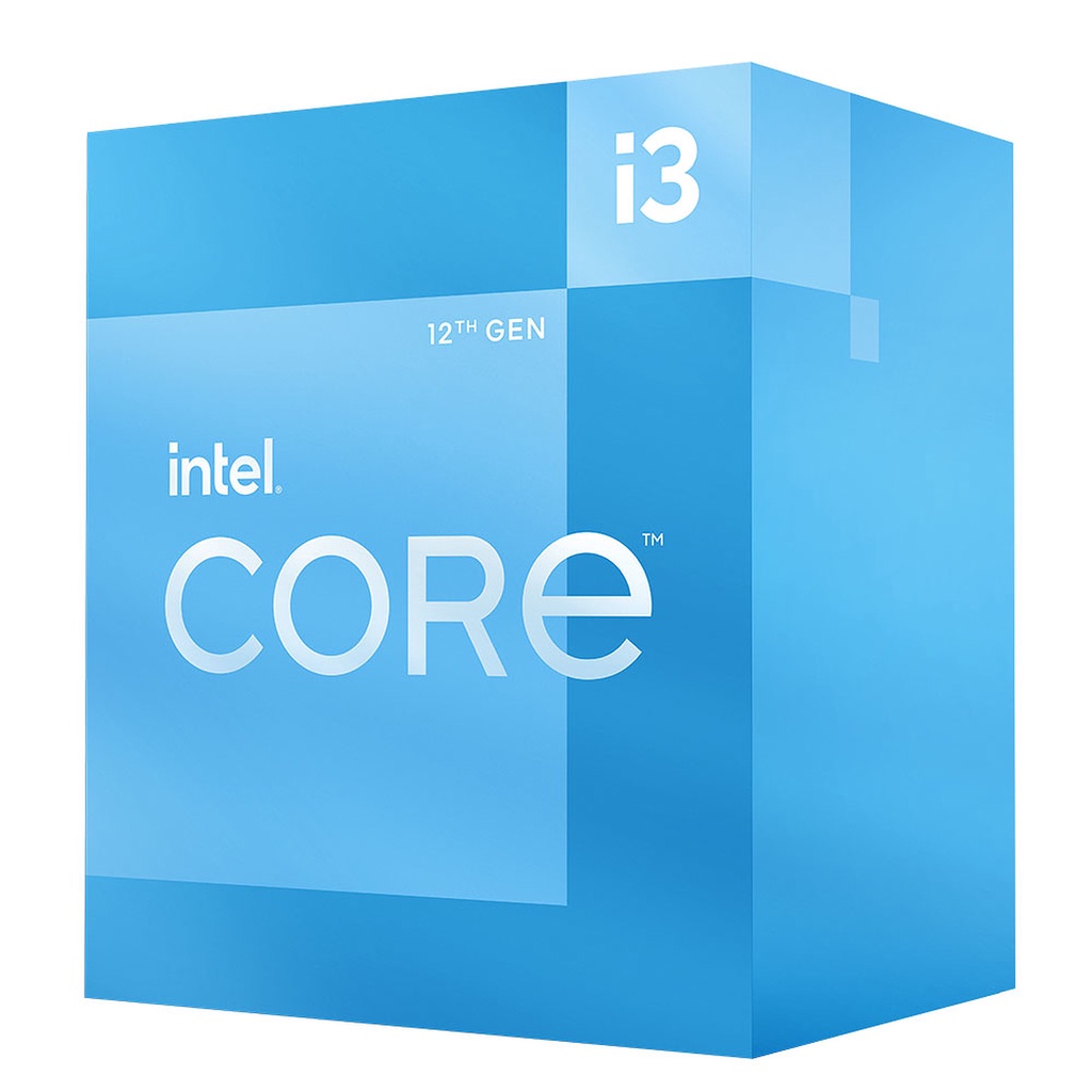 Cpu bộ vi xử lý INTEL CORE I3 12100 BOX (3.30 UP TO 4.30GHZ | 12MB | 4C 8T | SOCKET 1700 | ALDER LAKE)