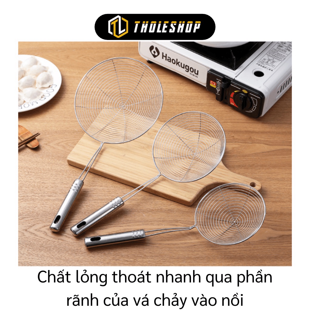 [SGD] Vợt Vớt Thức Ăn - Vợt Vòng 15cm Vớt Đồ Nóng, Đồ Chiên Ráo Dầu Bằng Thép 9621