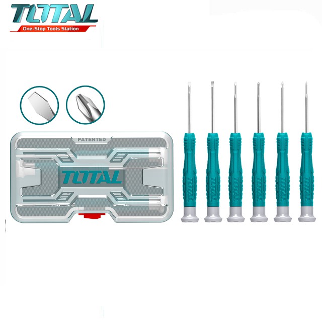 Bộ 6 tua vít sữa đồng hồ Total THT250PS0601