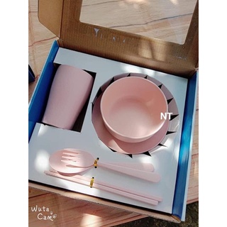 Bộ Chén Ăn Dặm Lúa Mạch 6 Món Cho Bé