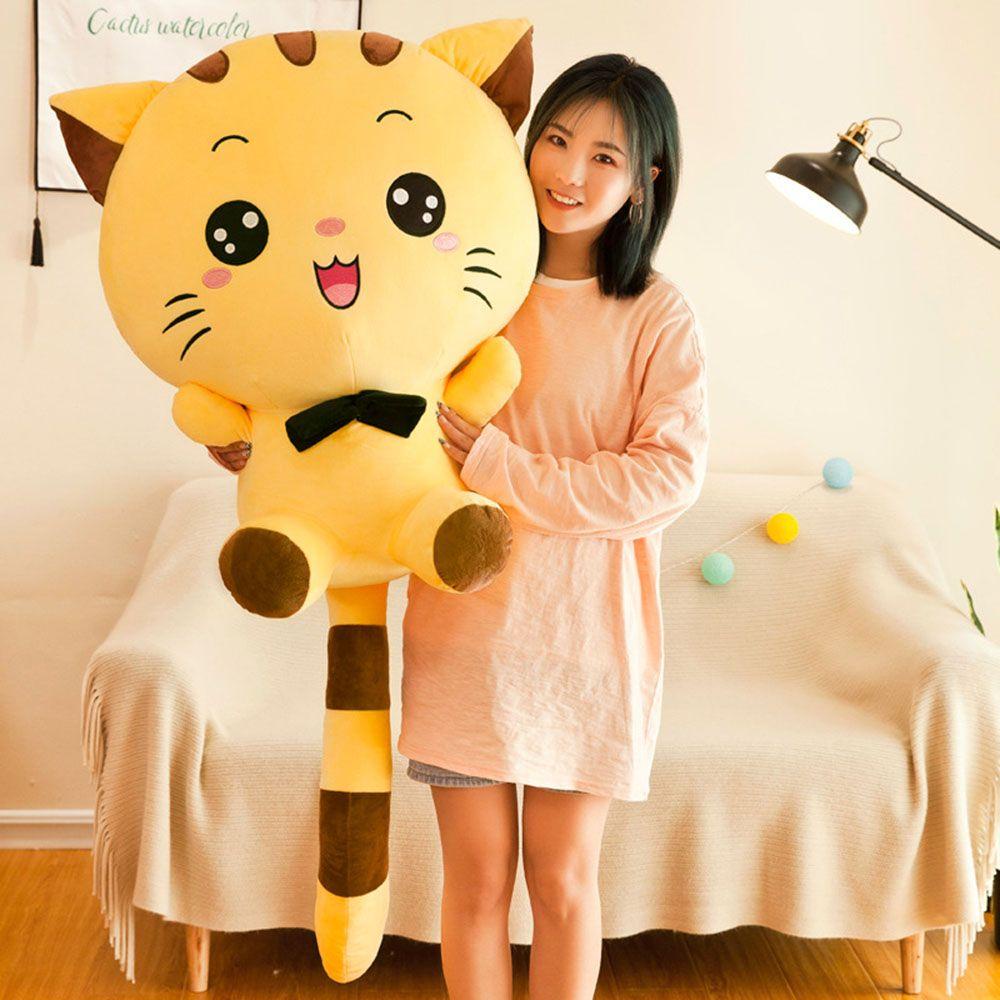 Mèo Nhồi Bông Mềm Mại Kích Thước 1 25-50cm Làm Quà Valentine