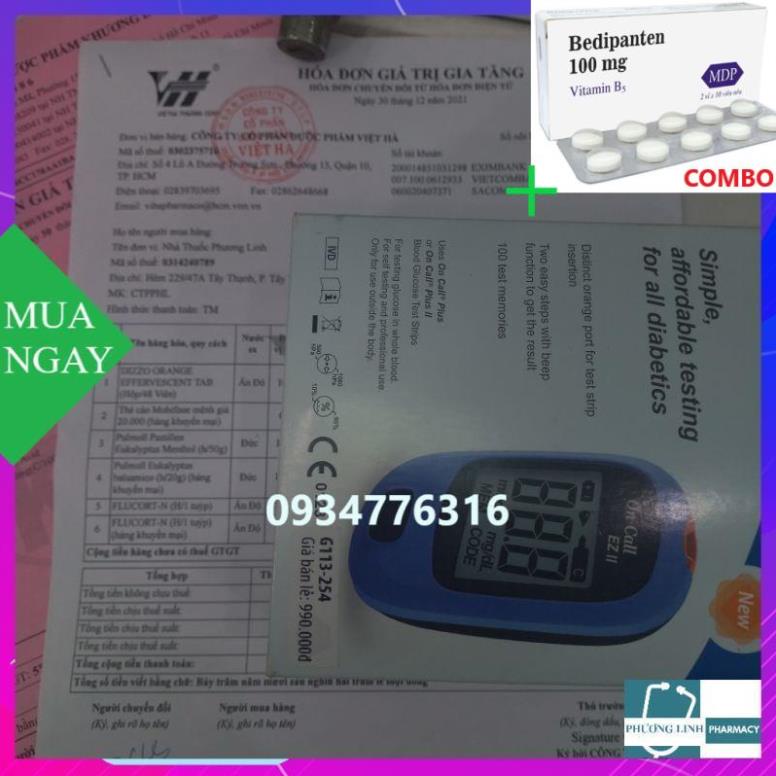 Combo Bedipanten 100mg +  Kẹo ngậm Pulmoll 50g