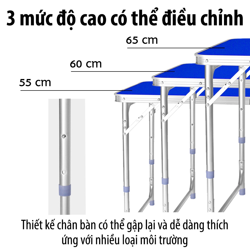 BG-Bàn MẪU T2 PLUS NÂU gấp gọn cắm trại, dã ngoại, leo núi tiện ich