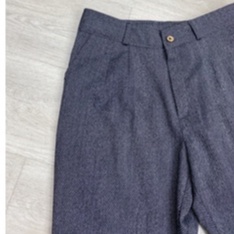 Quần baggy kẻ tam giác LÁ IN HOA