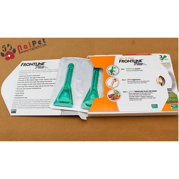 Thuốc Nhỏ Gáy Phòng Và Trị Ve Rận Bọ Chét Cho Chó Nhỏ 8 Tuần-10kg Frontline Plus For Dogs