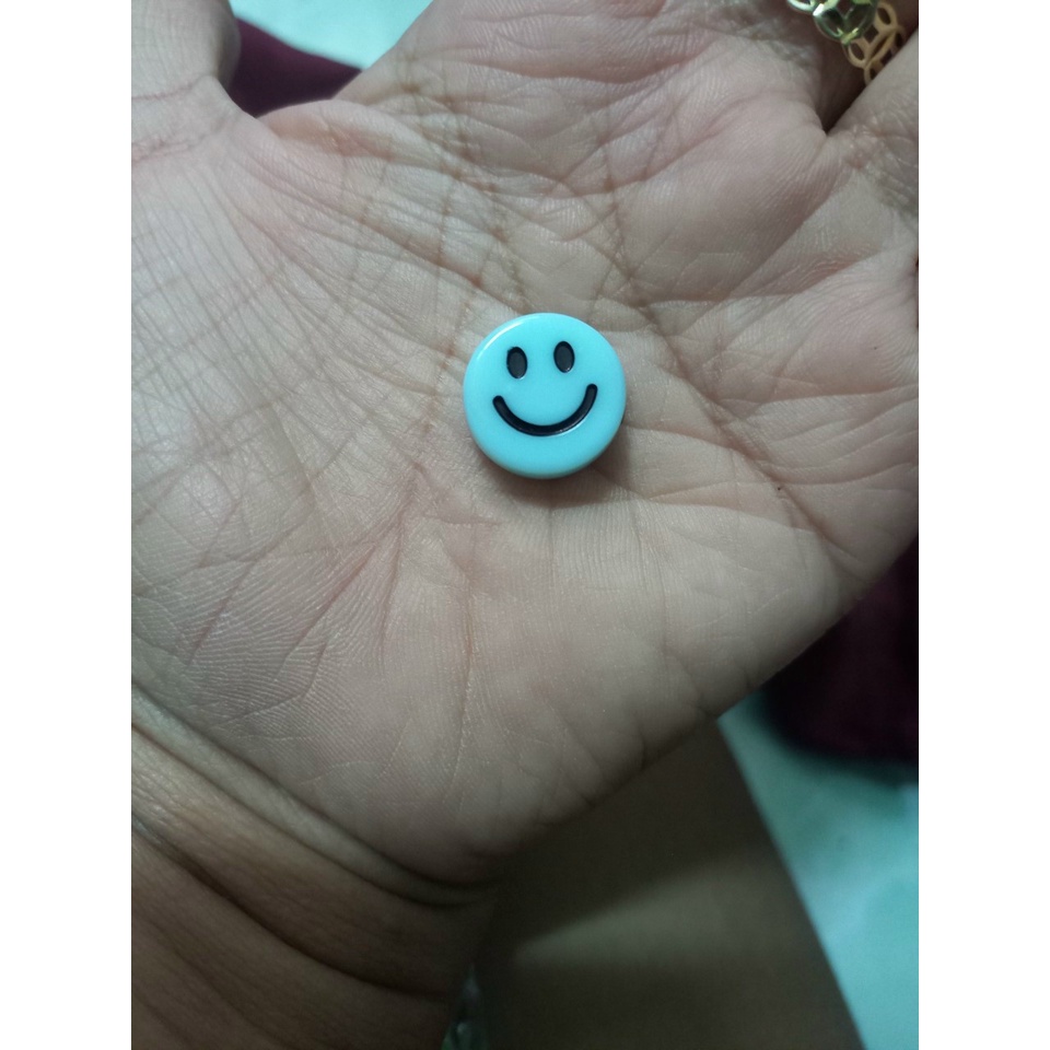 2-5 viên măt cười nhựa đủ màu làm vòng tay hanmade size 16mm