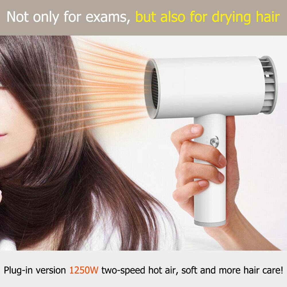 Máy Sấy Tóc Không Dây 2 Chế Độ Sấy Nóng Lạnh Có Thể Sạc Lại Tiện Dụng