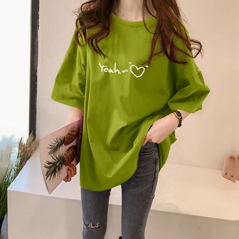 NRVP Áo thun cotton tay ngắn dáng rộng in hình bướm nhiều màu thời trang mùa hè cho nữ