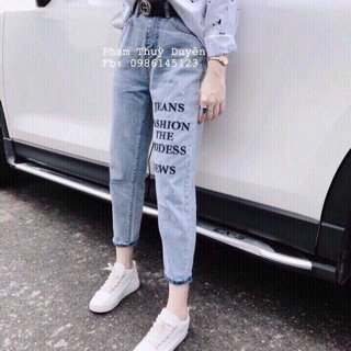 QUẦN BAGGY JEAN NỮ CAO CẤP MS134