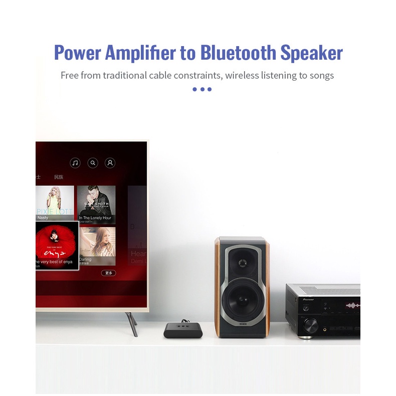 Bộ Thu Tín Hiệu Bluetooth 5.0 U Disk RCA 3.5mm 3.5 AUX Cho Loa Xe Hơi