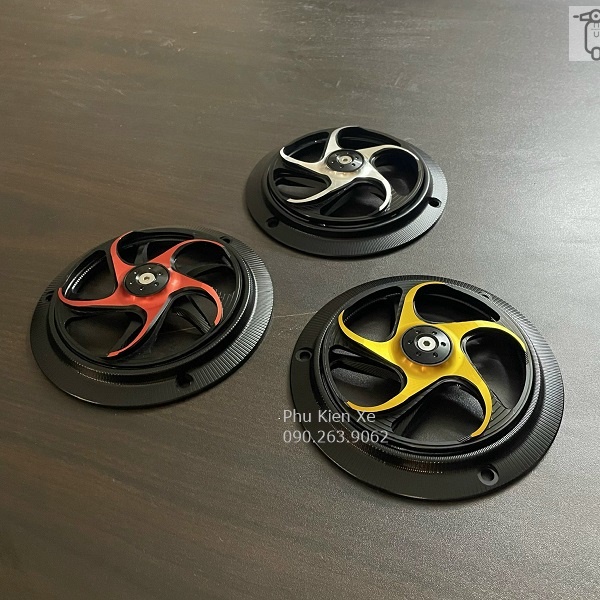 Ốp Quạt Gió Xoay Vespa Hàng CNC Mẫu Sao 5 Cánh