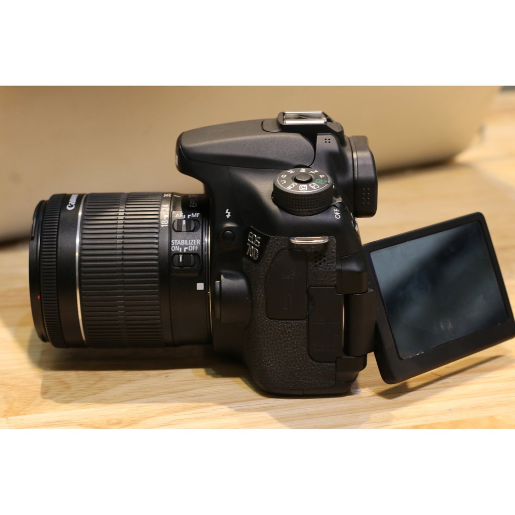 Máy Ảnh Canon 70D kèm ống kính 18-55 STM 97%- Camera Jshop