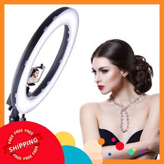 {BÁN SỈ} Bộ Đèn Led Livestream Size 26cm (Kèm Cả Chân Đỡ & Kẹp Điện Thoại)