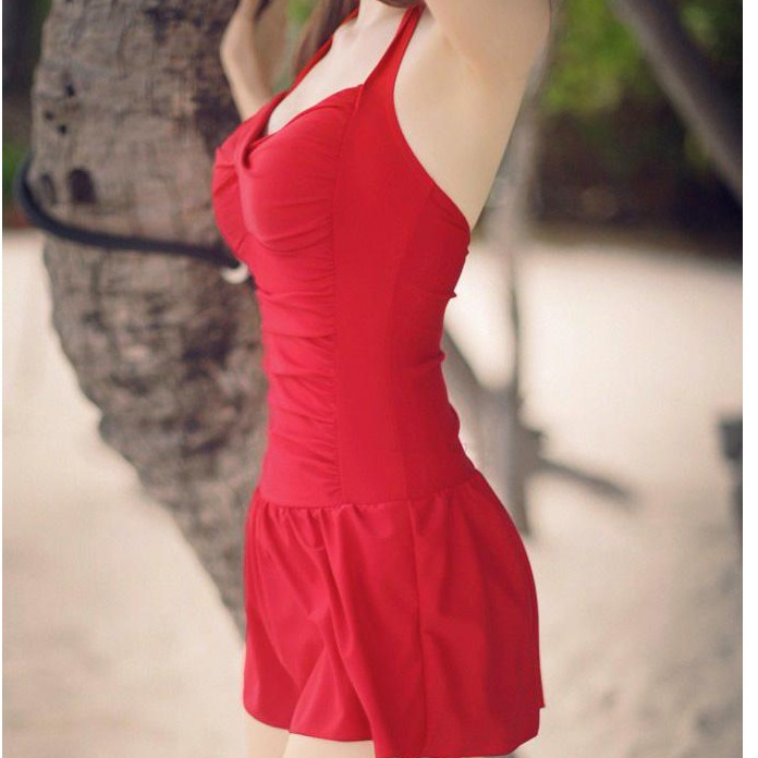 Bikini váy liền hở lưng quyến rũ BKN80018