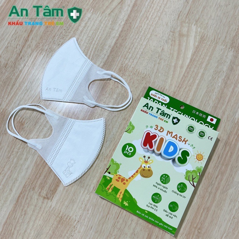 khẩu trang em bé 3D Mask kids