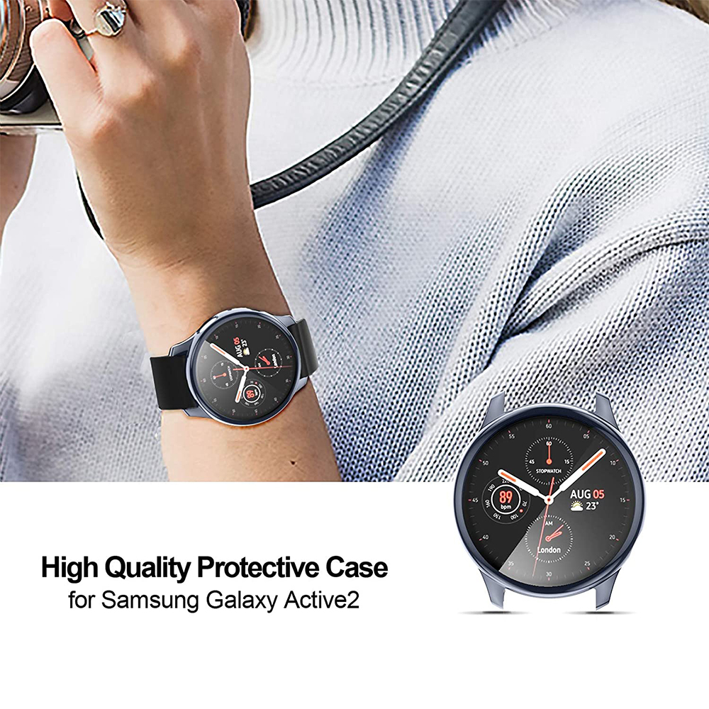 Miimall khung bảo vệ mặt đồng hồ chất lượng cao Samsung Galaxy Watch Active 2 40mm 44mm chất lượng cao