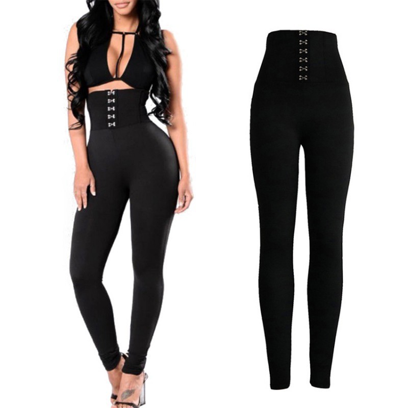 Quần legging tập thể thao lưng cao thời trang dành cho nữ