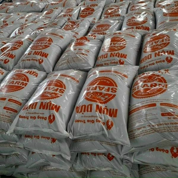 Mụn Dừa, Xơ Dừa SFARM Dạng Nhuyễn Đã Qua Xử Lí Chát, Khử Sạch Mầm Bệnh  Túi 20dm3