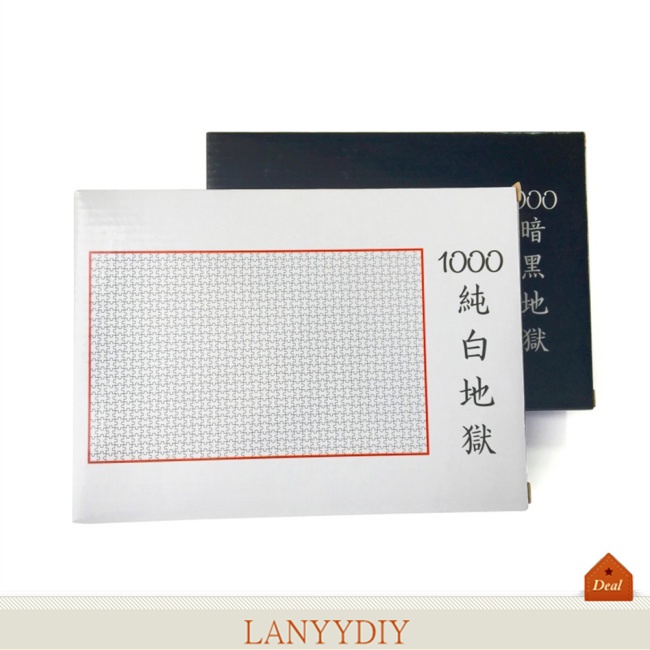 Đồ chơi xếp hình địa ngục màu đen giảm căng thẳng 1000 mảnh cho người lớn/ trẻ em