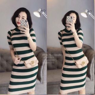Đầm len body