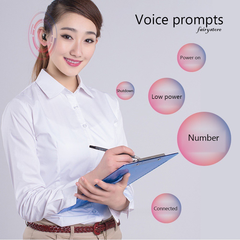 Tai Nghe Bluetooth 4.2 Không Dây Mini Fs + M8 Cho Iphone Android