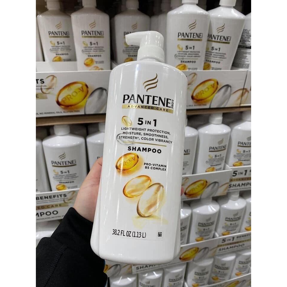 DẦU GỘI VÀ XÃ PANTENE CHAI 1 LÍT 13 - HÀNG XÁCH TAY SIÊU THỊ COSTCO MỸ