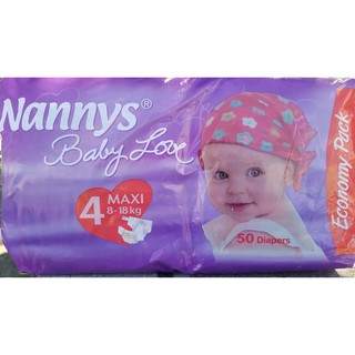 Bỉm/Tã dán Nannys Mini ( S ) (2kg-5kg) 50 chiếc/ 01 gói