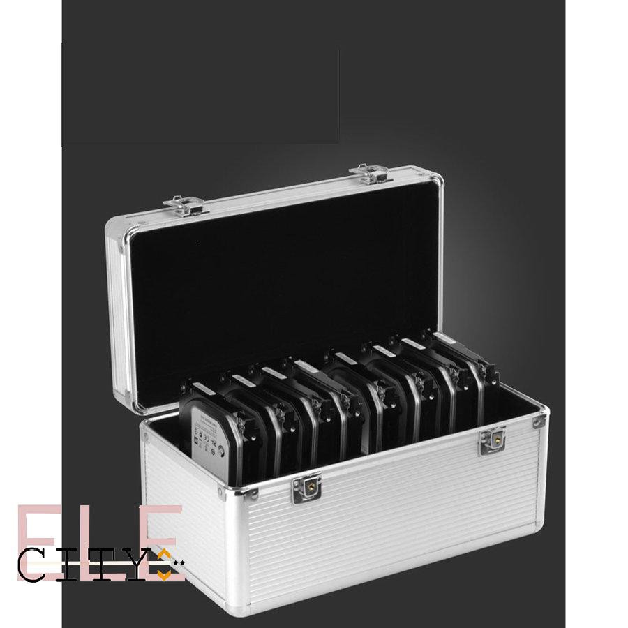 999ele⚡BX502 Aluminum Hard Disk Protection Box Dual-purpose Hard Disk Storage Box