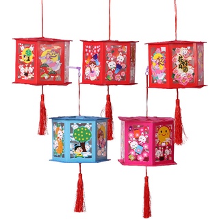 Vật liệu làm lồng đèn thủ công có đèn led cho bé