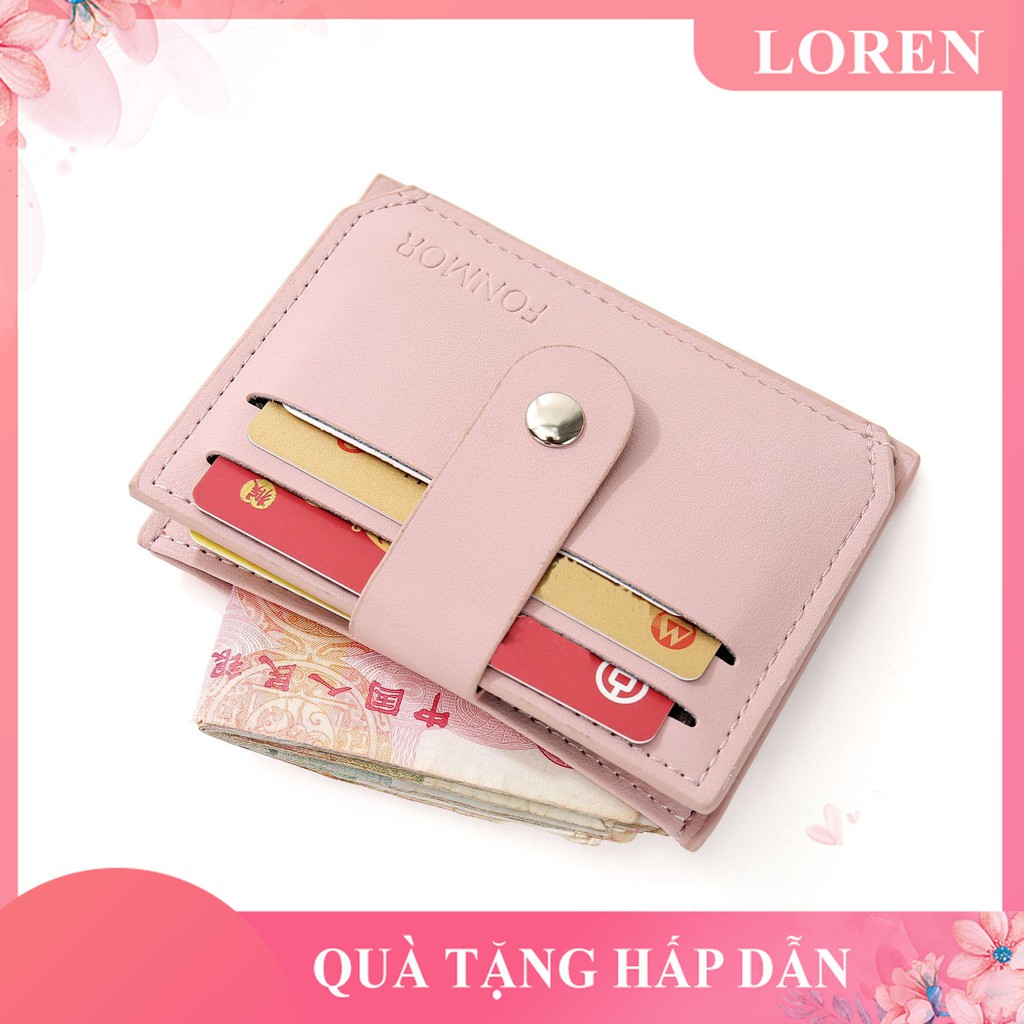 Ví nữ đẹp cầm tay mini da mềm cao cấp đựng thẻ nhiều ngăn VNO1