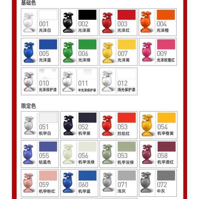 Hobby Mio: Sơn mô hình pha sẵn màu Cơ bản - Clear - Metalic 100ml tặng kèm nắp vặn triết sơn