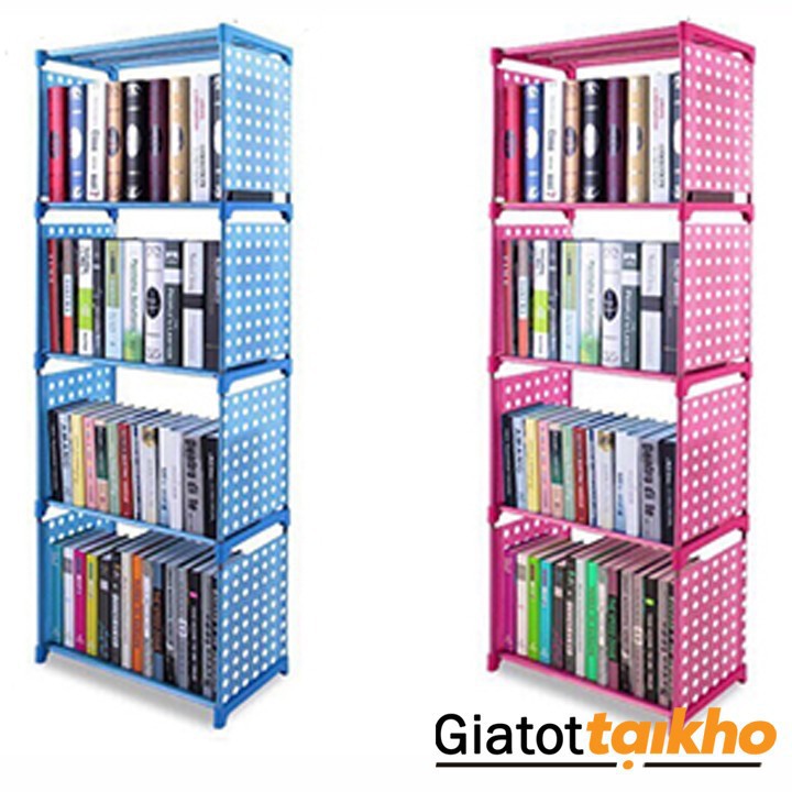 Kệ Sách 4 Tầng Lắp Ghép được