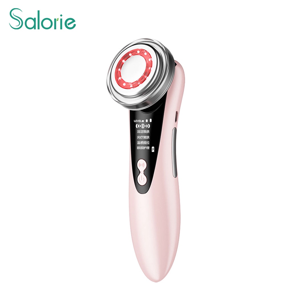 Máy Massage Da Mặt Có Đèn Led Rf Ems Giúp Làm Sạch Sâu Và Làm Săn Chắc Da Hiệu Quả