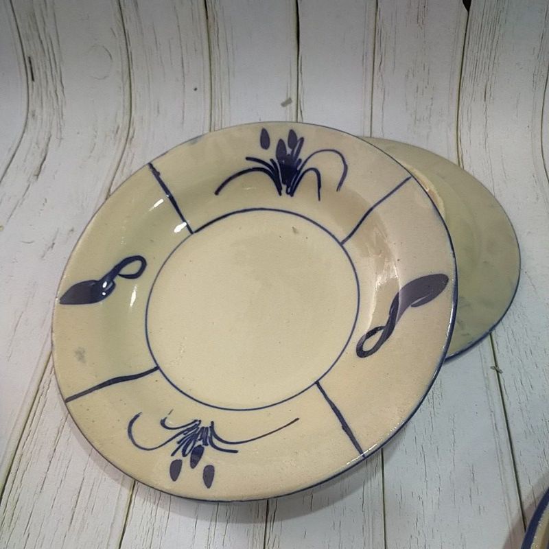 Dĩa Cua Lớn Mẫu Dày 20*3cm Hàng Đẹp Vẽ Tay