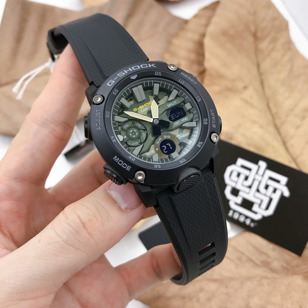 Đồng hồ nam Casio G-SHOCK GA-2000 / GA-2000SU-1A chống va đập chính hãng