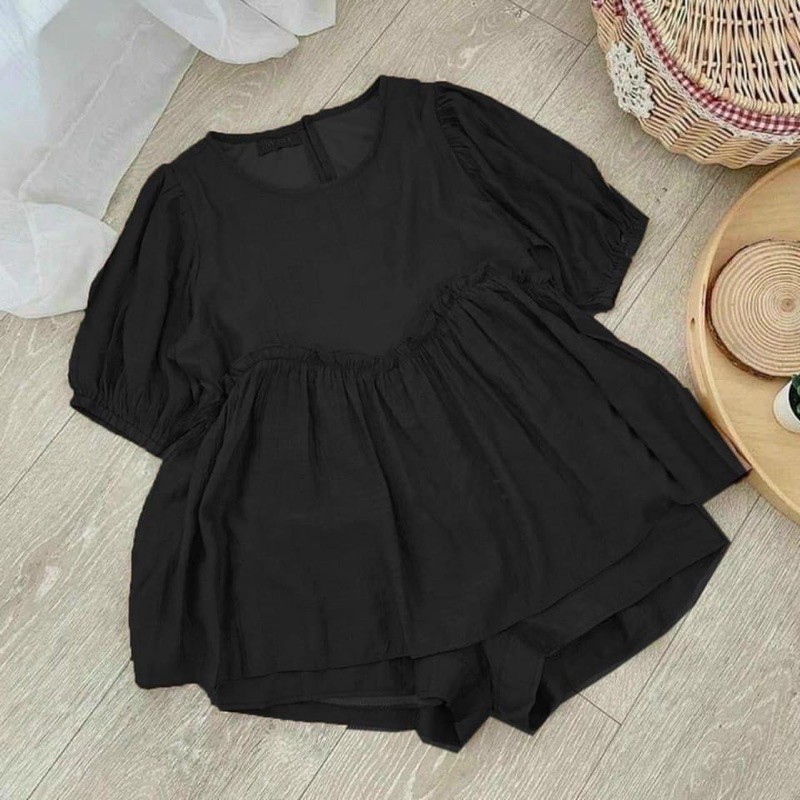 Set peplum bigsize TP 𝐇𝐈̀𝐍𝐇 𝐓𝐇𝐀̣̂𝐓 set bèo ngực bigsize (có size)🥰🥰🥰