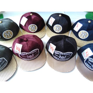 Nón snapback hiphop thời trang nam - vải nhung