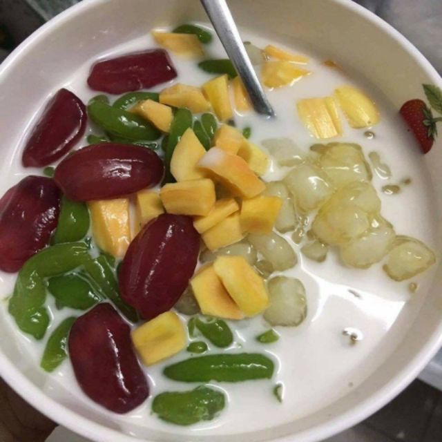 Hạt đác tươi 2kg  hút chân không, kèm ảnh thật (l nấu chè, rim hoa quả)