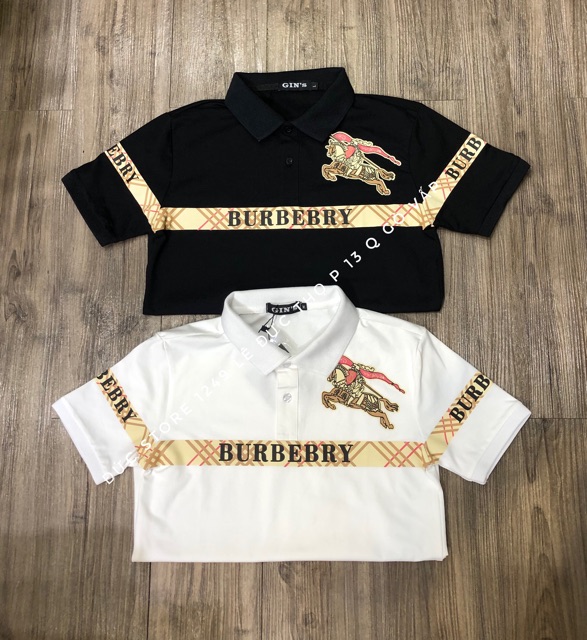 Áo thun cổ trụ thêu logo nổi bật(chất liệu cotton 100%) | BigBuy360 - bigbuy360.vn