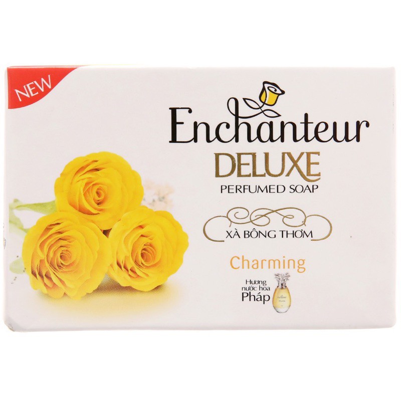 Cục Xà Bông Tắm Enchanteur Charming 90g (Mầu Vàng)