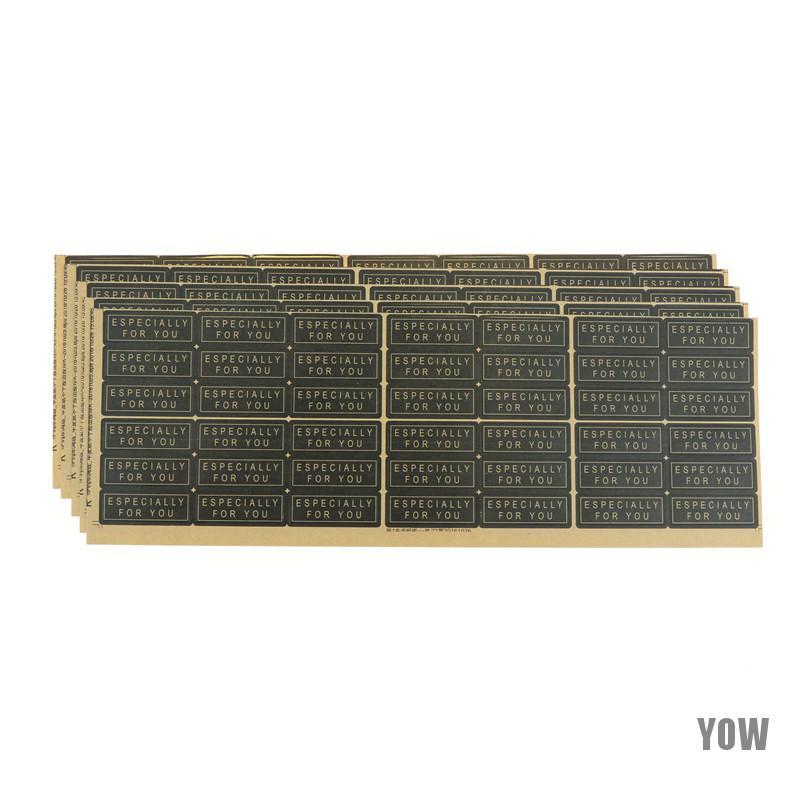 (Hàng Mới Về) Set 5 Tờ 210 Miếng Dán In Chữ Especially For You Trang Trí Bánh