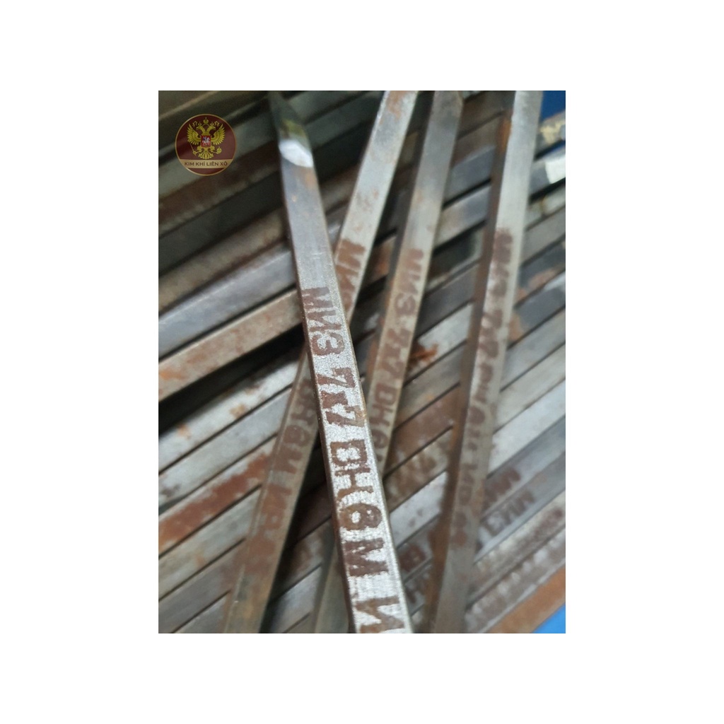 Dao tiện Nga 🇷🇺, Vuông 7x7x150mm, đầu hàn sẵn hợp kim Nga BK.
