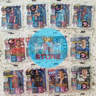 Thẻ cầu thủ Insert lấp lánh nguyên seal hiếm - Poca Match Attax 19/20