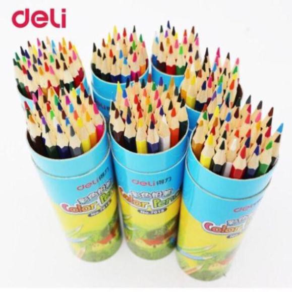 Bút chì mầu DeLi 12 mầu /18 mầu/ 24 mầu / 36 mầu