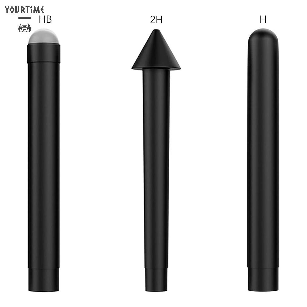 Set 3 đầu bút cảm ứng HB 2H H cho Microsoft Surface Pro 7 6