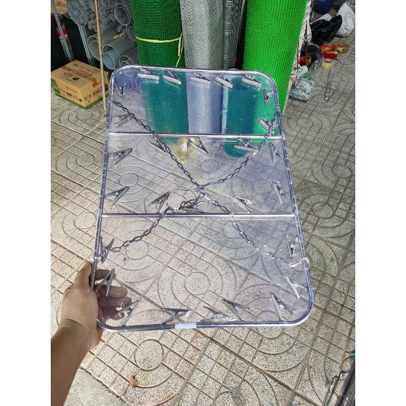 Móc dù Inox phơi đồ trẻ em loại 28 móc - Loại đại