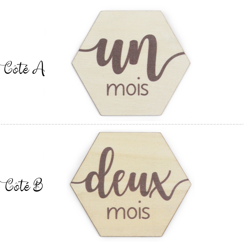 Thẻ Ghi Chú Đánh Dấu Cột Mốc Phát Triển Theo Tháng Làm Phụ Kiện Chụp Ảnh Cho Bé